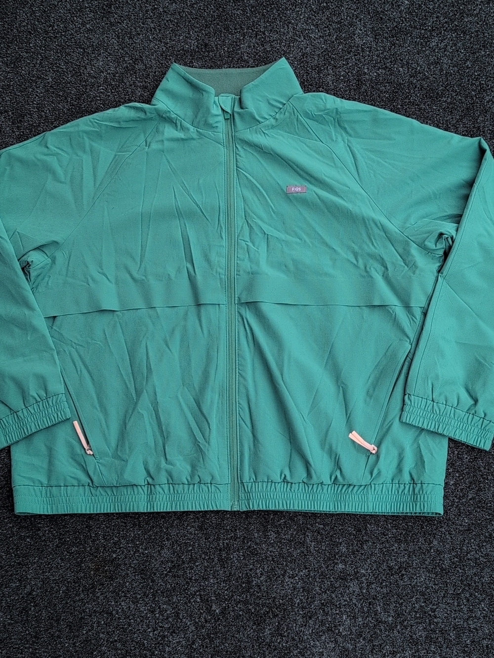 Figs Jacket Womens XXL Hydro Green Sydney Performance Scrub Vented Workwear